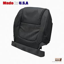 Driver Bottom Leather Seat Cover Black