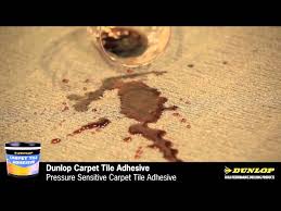 dunlop carpet tile adhesive you