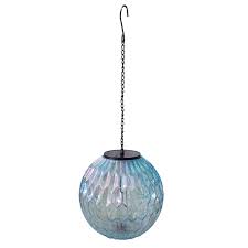 Led Solar Hanging Glass Ball Lantern 8