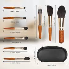 fyy 9pcs makeup brush set portable
