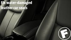 fix water damaged leather auto seats