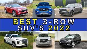 best 3 row suv s for 2022 top 10