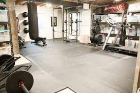 Organized Basement Home Gym Ideas