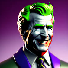 Lexica - Joe Biden, dressed as the joker, funko realistic 3d render --q 5  --ar 1:1