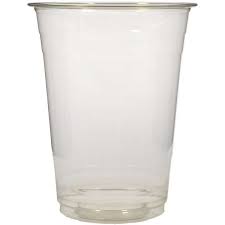 16oz Clear Soft Plastic Cups Deluxe