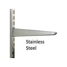 Stainless Steel Twin Slot Shelving