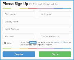 Sign Up Form Template Html Css Free Download Pretty 8 Free Bootstrap