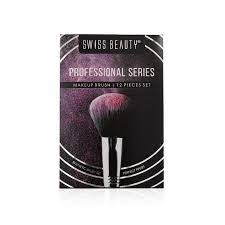 swiss beauty professional makeup brush set 12pcs set