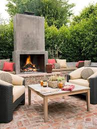 34 fabulous outdoor fireplace designs