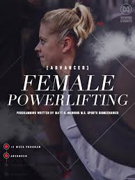 advanced female powerlifting