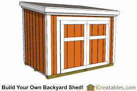 Lean To Shed Plans Easy To Build Diy