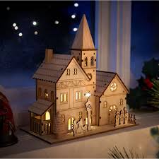 Deck your home this festive season with our range of christmas home decorations. Wilko Alpine Home Light Up Church Decoration Wilko