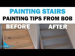 Painting Stairs Stringers Risers