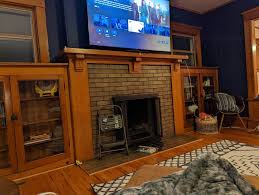 Mount A Tv Over A Brick Fireplace