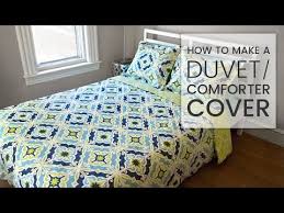 how to make a duvet cover you