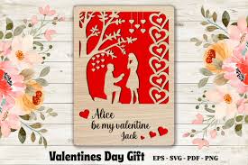 valentines day gift laser cut file