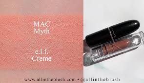 mac myth lipstick dupes all in the blush