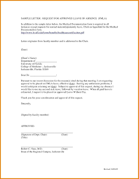 Sample Leave Of Absence Form Valid Personal Leave Absence Letter