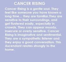 This more or less gives the cancer man better judgment skills than some of the other star signs. Cancer Rising Sign