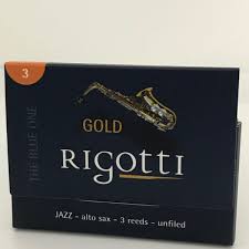 Rigotti Gold Jazz Saxophone Reeds Box Of 3