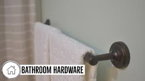 how to install bathroom hardware