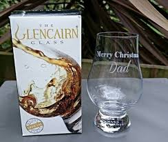 Engraved Glencairn Whiskey Glass