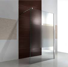 walk in shower enclosure with fixed