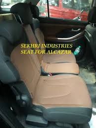 Black Hyundai Alcazar Addon Seat Covert