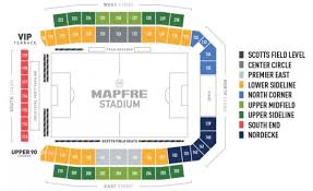 Ohio Stadium Seat Map Mapfre Stadium Seating Ohio Usa