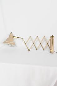 Sold Tole Accordion Wall Light Plug In