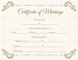 Blank Marriage Certificates Barca Fontanacountryinn Com