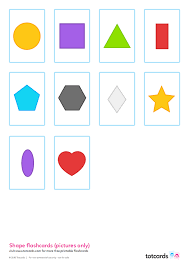 free shape flashcards for kids totcards