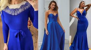 cobalt blue dress wearing tips for