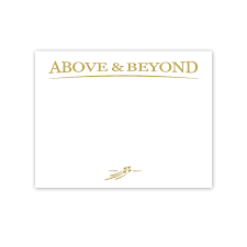Above Beyond Jets Gold Foil Certificate Paper Award Certificate