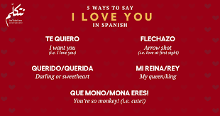 5 ways to say i love you in spanish