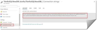 how to get azure sql connection string