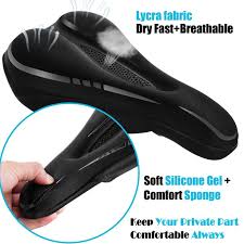 Soft Silicone Padded Bike Seat Cover