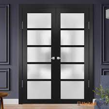 Solid French Double Doors Quadro 4002