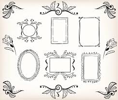 100 000 hand drawn frame vector images