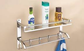 Single Shelf With Towel Rod