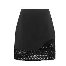 Amazon Com Jonathan Simkhai Womens Tread Lace Mini Skirt