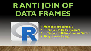 r anti join of data frames spark by