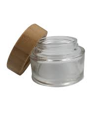 50ml Glass Jar With Bamboo Lid Sample