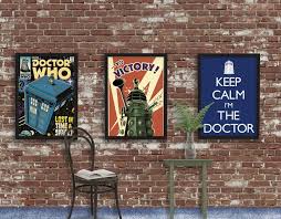 Poster Doctor Who Tardis Comic Wall