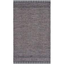 solid color border area rug