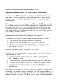 calam eacute o research paper on inflation tips and guidelines for students research paper on inflation tips and guidelines for students