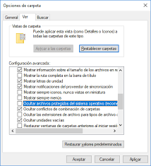 archivos del sistema windows dónde se