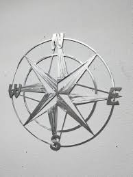 16 X 16 Metal Compass Rose Nautical