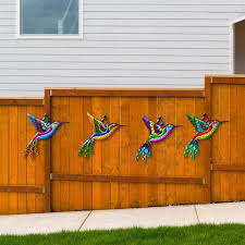 Twiyo Metal Hummingbird Wall Art Decor