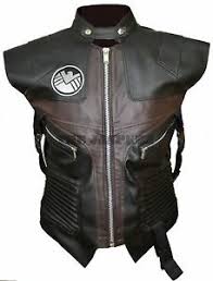Details About Hawkeye Jeremy Renner Leather Vest Captain America Avengers Vest Jacket
